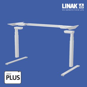 [플랜티엠] LINAK 리낙 DL6 DPG1C 플러스 모션데스크 W1400-2000 최고사양 적용 덴마크 프리미엄 스탠딩책상 홈오피스 사무실 컴퓨터책상 게이밍, [플러스] DL6 DPG1C_화이트, 상판제외_스탠다드(W1400~2000체결가능), 택배발송DIY설치