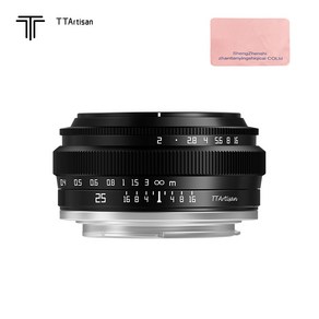 TTAtisan APS-C 25mm F2 카메라 렌즈, FX