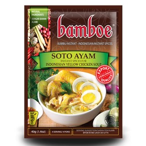 아시아푸드 밤보소또아얌 BAMBOE SOTO AYAM YELLOW CHICKEN SOUP