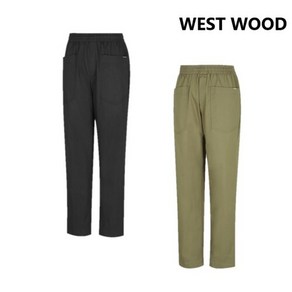 웨스트우드 WEST WOOD 등산 트레킹 트레이닝 등 레저활동에서 편하게 착용하실 수 있는 캐주얼한 무드의 면트월 소재의 여성 포켓 밴드팬츠 WM3WTPT518