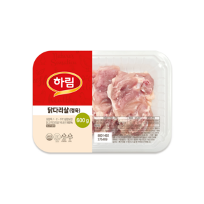 하림 닭다리살(정육) 600g 1개, (신선) 하림 닭다리살(정육) 600g