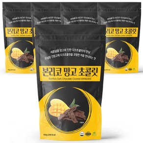 본리코 망고 다크 초콜릿, 100g, 5개