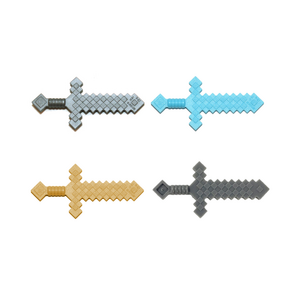 레고 무기 마인크래프트 픽셀검 Minifigure Weapon Sword Pixelated 18787