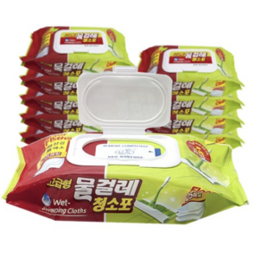 홈인더스트리 물걸레청소포 고급형 중형 25p