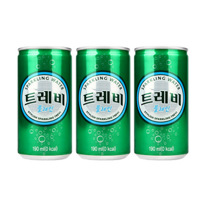 트레비 탄산수 플레인, 190ml, 10개