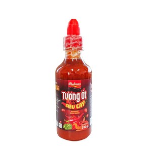 베트남 Cholimex 슈퍼 핫 칠리 소스 330g / VIETNAM Tuong Ot SIEU CAY SUPERHOT CHILI SAUCE 촐리맥스 똥옷, 1개