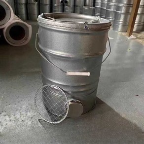 드럼통 소각로 장작 화로대 쓰레기소각 갈탄 농막, 1개