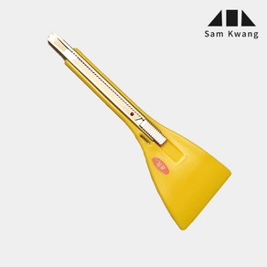 삼광 사출301 일본산 NT 도배 커터칼 벽지 필름 컷팅 캇타 셀프도배용품 강화플라스틱 도배칼 플라스틱 헤라일체형 도배용 컷터, 옐로우(일본산NT)
