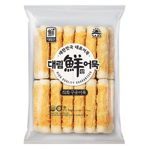 사조 직화 구운 어묵, 1kg, 6개