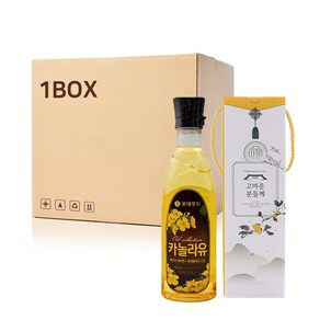 롯데 캐나다산 고급 식용유 카놀라유 500ml 18P 1box, 18개