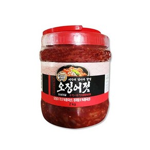 항아리반찬 오징어젓갈 (양념젓갈) 2kg x 1통 (아이스박스출고), 1개