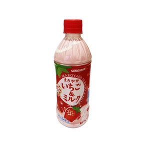 일본 산가리아 달콤한 마로야카 딸기향 우유 500ml 2병 B, 2개