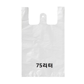 국대 흰색 백색 비닐봉지 비닐봉투, 30L, 1개