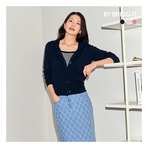 [바이브리짓] ○ 25SS 후드 니트 자켓 3종