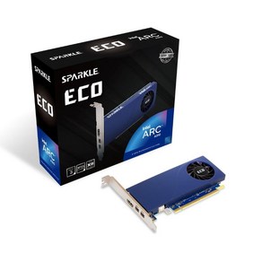 Spakle Compute Intel Ac A310 ELF 4GB GDDR6 싱글 팬 SA310E4G, A310 ECO