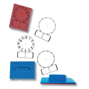 러닝리소스 EDS 22103 시계 도장 세트 (3종) Clock Stamp Set, 1개