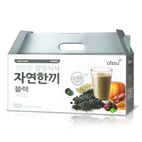 얼쑤 자연한끼 블랙 건강 선식, 40g, 30개, 40g