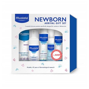 Mustela Newbon Aival Gift Set Baby Bath Time and Skin Cae Essentials 무스텔라 신생아 베스타임 기프트 5종 세트, 1개