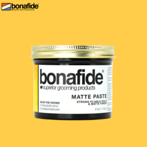 [국내] 보나파이드 매트페스트 남자 포마드 Bonafide 헤어왁스 113g, 1개