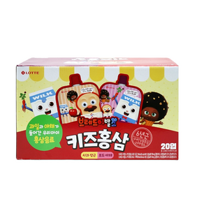 브레드이발소 키즈홍삼 사과당근 10팩+포도야채 10팩, 1개