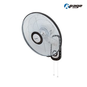 케이페이지 좌우회전 3단 풍량조절 5엽 벽걸이 선풍기 40cm KEF-16W