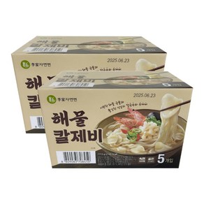 이가자연면 해물칼제비, 155.5g, 10개