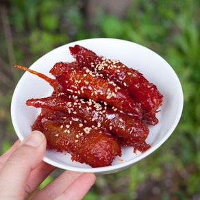 순창고추장마을 더덕고추장장아찌 맛있는 밑반찬 어르신, 1개, 500g