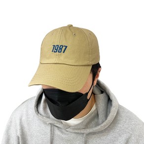 크군 남녀공용 야구 모자 1987 자수 데일리 볼캡