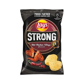 Lays 감자칩 레이즈 스트롱 핫 치킨윙 55g