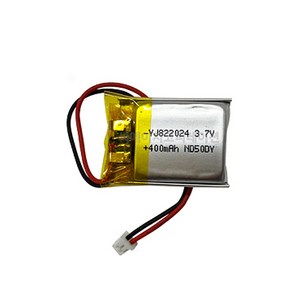 YJ 리튬폴리머배터리 KC인증충전지 3.7V YJ822024 370mAh, 1개, 1개입