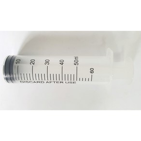 주사기 60ml 실험용 일회용 주사기(무침)