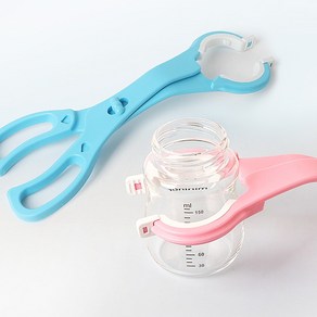 [아카시아리빙] 소독집게 젖병집게 넓은 손잡이 탈부착가능 열탕집게 젖병소독집게, 소독집게스카이블루, 1개