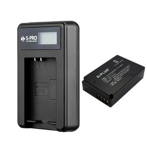 무배 캐논 LP-E12 LCD충전기+배터리 EOS 100D M10 M2, 1개