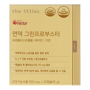 더리틀스 면역 그린프로부스터 비타민 미네랄 항산화 브라질 그린 프로폴리스 1BOX 1개월분