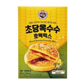 백설 초당옥수수호떡믹스 300g, 3개