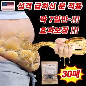 (당일 출고) 최신 기술 쑥뜸 뱃살 다이어트 복부패치/딱 7일 효과보장/다이어트 오일 랜덤 증정