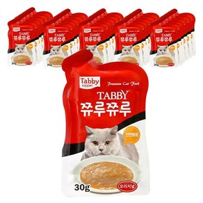 테비 쮸루쮸루 고양이 파우치 30g, 오리지날, 48개