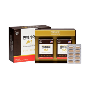 면역케어365 120정, 2개, 60정