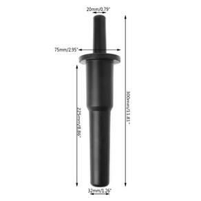 Vitamix 믹서 용 블렌더 탬퍼 액셀러레이터 플라스틱 스틱 플런저 교체, 없음, 1개