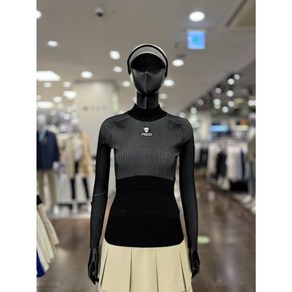 5F [신사] 파사디 골프 나그랑 KP 이너웨어 슬리브리스 봄 골프 긴팔 티셔츠 [블랙] P24SKP312X