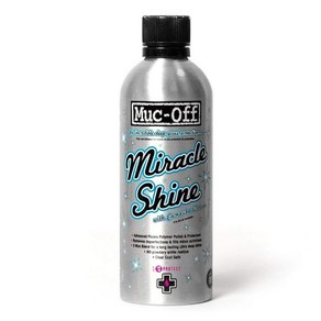 일본정품 Muc-Off(맥오프 자전거 코팅 스프레이 미라클 샤인 Miacle Shine] 500ML 발수·광택 효과 발휘 불소계 고분자 코팅제, 1개