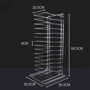 피자팬 거치대 트레이 스크린랙 매장 식힘 제빵, 6단 건조대