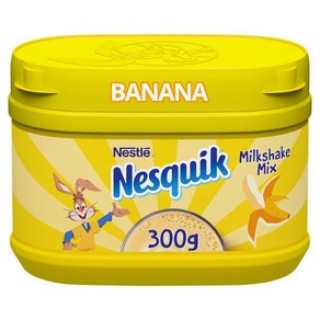 Nesquik 네스퀵 바나나 밀크 쉐이크 믹스 분말 300g 2팩, 2개, 1개입