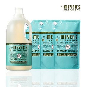 미세스마이어스 고농축 세탁세제[일반/드럼겸용] 1.8L*1통+800ml*3개, 없음