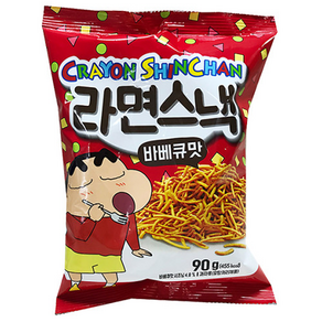 짱구 라면스낵 바베큐맛, 90g, 6개