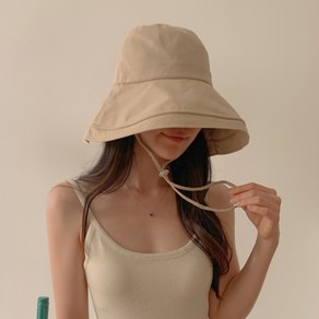 아웃고잉 여성 썬캡 챙넓은 버킷햇 여름 모자