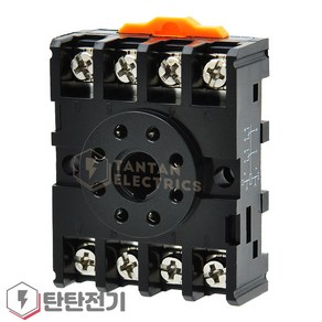 KF083A 8핀 원형 릴레이 타이머 소켓 찬넬 DIN 레일 카콘 8 Pin Round Din-Rail Mount Controller Sockets