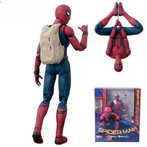 마블 스파이더맨 톰홀랜드 액션 피규어 PVC 컬렉션 소장품 장난감 선물, 7. SHF Spideman 2, With Box, 1개