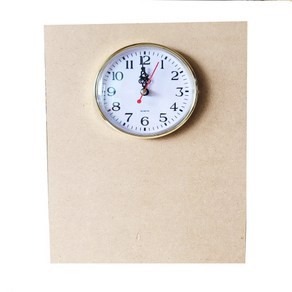 [목재반제품] 냅킨아트 반제품/ 탁상 직사각 알시계, 1개