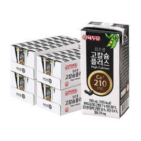 삼육두유 검은콩 고칼슘 플러스, 96개, 190ml